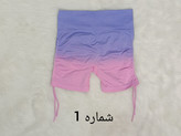 شورتک امبره بغل گتردار پشت چین دار