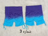 شورتک امبره بغل گتردار پشت چین دار