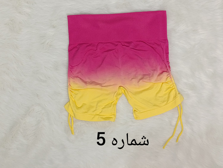 شورتک امبره بغل گتردار پشت چین دار