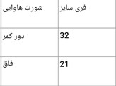 ست شورت و سوتین لیزری هاوایی